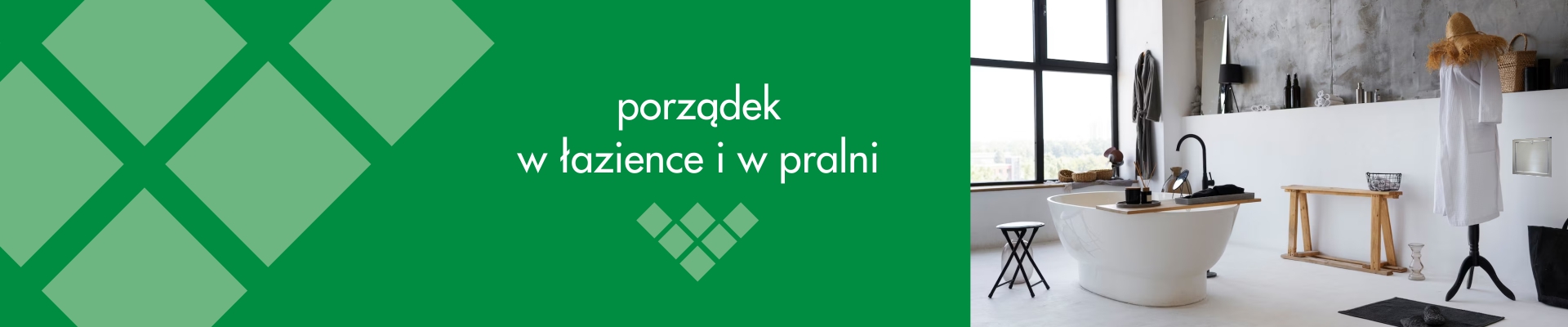 Porządek w łazience i w pralni